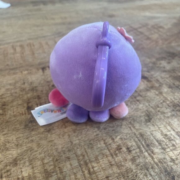 Squishmallows Beula - Purple Octopus w/Multicolored Tentacles 3.5" Clip-On Plush - Picture 4 of 9